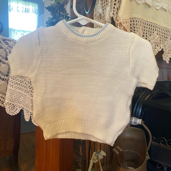 Vintage Nann-Knits by Nannette Infant Boys 2 piece Jon Jon size 18 months - Picture 6 of 16